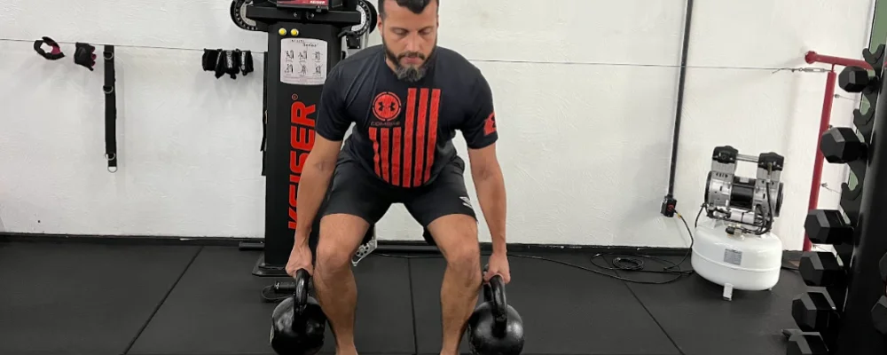 Treino com kettlebell em casa: Dicas e truques 4 Exercício com Kettlebell em VV